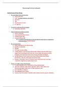 Pharmacology Final Exam study guide
