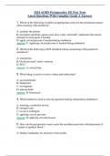 2024 AORN Perioperative 101 Post Tests Latest Questions With Complete Grade A Answers