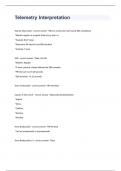 Telemetry Interpretation question n answers graded A&plus; 2023&sol;2024
