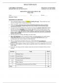  COMM 217 Midterm Exam Past Questions and Answers with complete solution