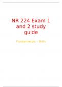 NR 224 Exam 1 and 2 study guide