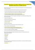 VATI PN Comprehensive Predictor 2020 Form B Green Light Exam Questions and Answers &lpar;Verified Answers&rpar;
