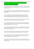 ATI PN comprehensive predictor 2023 with complete updated solution