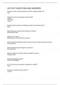 LETI EXIT Q&A 2023&sol;2024