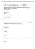 ATI Nutrition Chapters 1-4&comma; 12&14