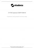 UPDATED ATI PROCTORED CAPSTONE COMPREHENSIVE TEST B 2023 (A+ GRADED)