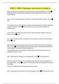 PSPO 1&comma; PSPO 2 Questions and Answers Graded A&plus;