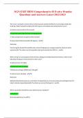 NGN EXIT HESI Comprehensive B Evolve Practice  Questions and Answers Latest 2022&sol;2023