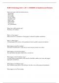 WJEC Criminology Unit 4 - AC 1.1 (GRADED A) Questions and Answers