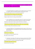 ASSESSMENT LEADERSHIP AND COMMUNITY HEALTH -Best Answers 2023