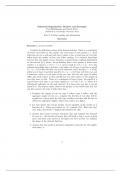 Industrial Organization: Markets and Strategies Paul Belleáamme and Martin Peitz published by Cambridge University Press Part V. Product quality and information Exercises