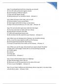 DPS Knowledge Test {2024 -2025 LATEST} /120 Questions And Answers (A+)