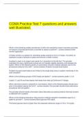  CCMA Practice Test 7 questions and answers well illustrated.