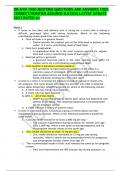 OB-GYN 1500 MIDTERM QUESTIONS AND ANSWERS 100&percnt; CORRECT&sol;VERIFIED ASSURED SUCCESS LATEST UPDATE 2023 RATED A&plus;
