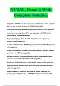 NU331 - Exam 2 With Complete Solution