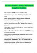 NU331 - Exam 3 Study Guide With Complete Solution