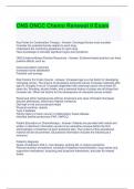 ONS ONCC Chemo Renewal II Exam with correct Answers