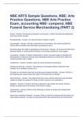 NBE ARTS Sample Questions, NBE Arts Practice Questions, NBE Arts Practice Exam, accounting NBE Questions and Answers