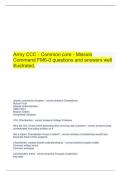 Army CCC - Common core - Mission Command FM6-0 questions and answers well illustrated&period;