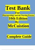 Test Bank for Pharmacology and the Nursing Process 10th Edition By Linda Lilley, Shelly Collins, Julie Snyder Chapter 1-58 |Complete Guide 2023
