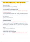 HESI MED-SURG FORM A 2023 GRADED A&plus;