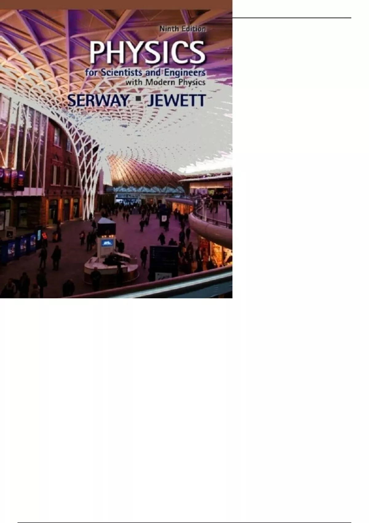 PHYSICS FOR SCIENTISTS AND ENGINEERS 9TH EDITION BY SERWAY - Test Bank ...