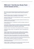 PBS Unit 1 Test Review Study Flash Cards Quizzes & Ans&hellip;