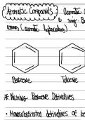Organic Chemistry - Aromatic Compounds