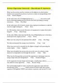 Driver Operator General &ndash; Questions & Answers