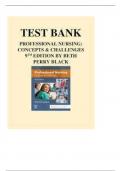 Professional Nursing&colon; Concepts & Challenges&comma; 9th Edition Test Bank 