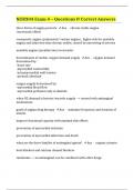 NUR304 Exam 4 &ndash; Questions & Correct Answers