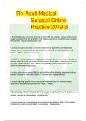 RN Adult Medical Surgical Online Practice 2019 B
