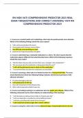 RN NGN VATI COMPREHENSIVE PREDICTOR 2023 REAL EXAM 180QUESTIONS AND CORRECT ANSWERS&sol; VATI RN COMPREHENSIVE PREDICTOR 2023