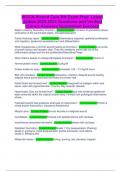 WOCN Wound Care RN Exam Prep  Latest Update 2023-2024 Questions and Verified Correct Answers Guaranteed Success