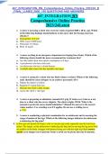 407&lowbar;INTEGRATION&lowbar;RN&lowbar;Comprehensive&lowbar;Online&lowbar;Practice&lowbar;2023&sol;24&lowbar;B&lowbar;FINAL&lowbar;LUNES&lowbar;2850&lowbar;150 QUESTIONS AND ANSWERS