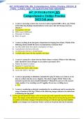 407&lowbar;INTEGRATION&lowbar;RN&lowbar;Comprehensive&lowbar;Online&lowbar;Practice&lowbar;2023&sol;24&lowbar;B&lowbar;FINAL&lowbar;LUNES&lowbar;2850&lowbar;150 QUESTIONS AND ANSWERS