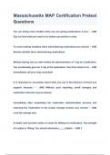 Massachusetts MAP Certification Pretest Questions & Answers 2023&lpar;A&plus;GRADED 100&percnt;VERIFIED&rpar;