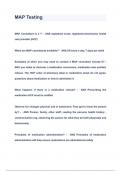 MAP Testing Questions & Answers 2023&lpar;A&plus;GRADED 100&percnt;VERIFIED&rpar;