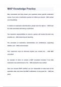 MAP Knowledge Practice Questions & Answers 2023&lpar;A&plus;GRADED 100&percnt;VERIFIED&rpar;