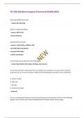 ATI RN Medical-Surgical Proctored EXAM 2023
