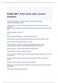 PUBH 6011 final exam with correct answers 2023/2024