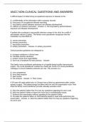 ANCC NON-CLINICAL QUESTIONS AND ANSWERS