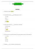 2023-2024 HESI A2 V2 Grammar, Vocab, Reading, & Math Questions with Answers)