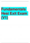 2023&sol;2024 Fundamentals HESI Exit Exam &lpar;V2&rpar; &vert; 55 Questions & Answers with NGN Format