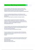 ATI Capstone Med Surg Assessment Exam &lpar;103Q&As&rpar; Latest 2023&sol;2024 Assured A&plus; with complete solution&period;