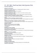 UF - SPC 2608 - Final Exam Study Guide Questions With Correct Answers&period;