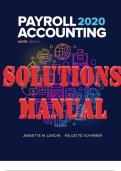 SOLUTIONS MANUAL for Payroll Accounting 2020 6th Edition by Jeanette Landin & Paulette Schirmer. ISBN-13 978-1260247961.