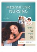 TEST BANK FOR Maternal-Child Nursing 6th Edition By Emily Slone McKinney  Chapter 1-55 Complete Guide 2023