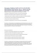 Emergency Medicine SAEM ACTUAL EXAM 2023 QUESTIONS TEST BANK&period; GET A&plus;&period; REAL EXAM QUESTIONS FOR YOUR COMING EXAM 2023
