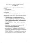 Samenvatting Klinische psychologie -  Klinische psychologie 2: Diagnostiek en therapie (PB2002)